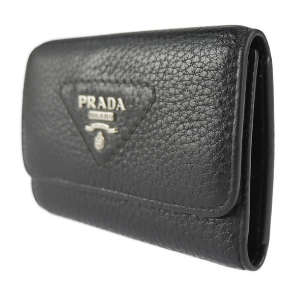 Prada Vitello Dyno Case Black Key - Picture 1 of 9